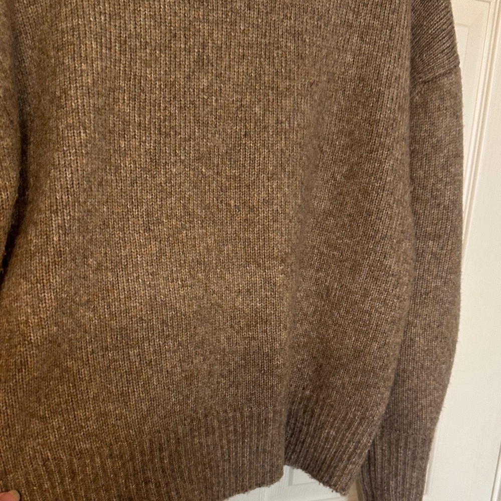 For The Republic Taupe Knit Sweater - Picture 4 of 5